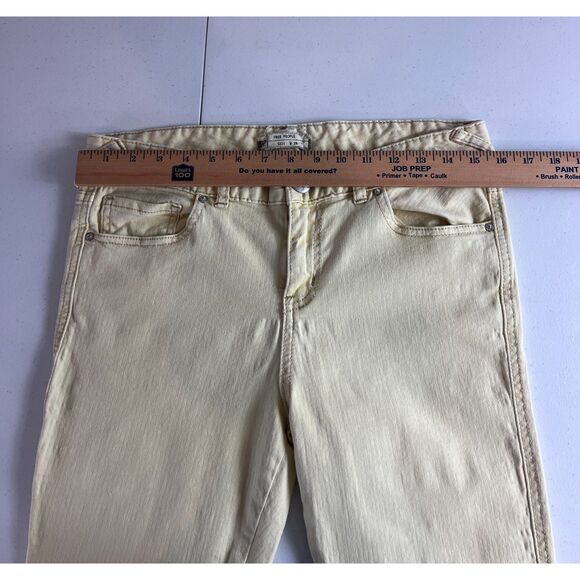 Free People Women's Light Yellow Stretch Cotton Jeans Size 29 - Picture 7 of 9